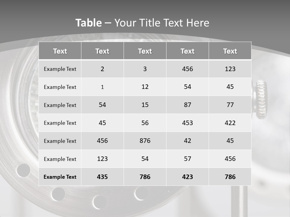 A Close Up Of A Metal Object With A White Background PowerPoint Template