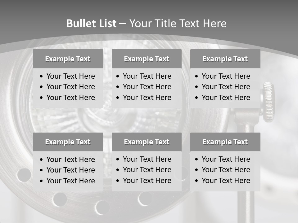 A Close Up Of A Metal Object With A White Background PowerPoint Template