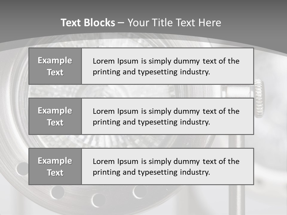 A Close Up Of A Metal Object With A White Background PowerPoint Template