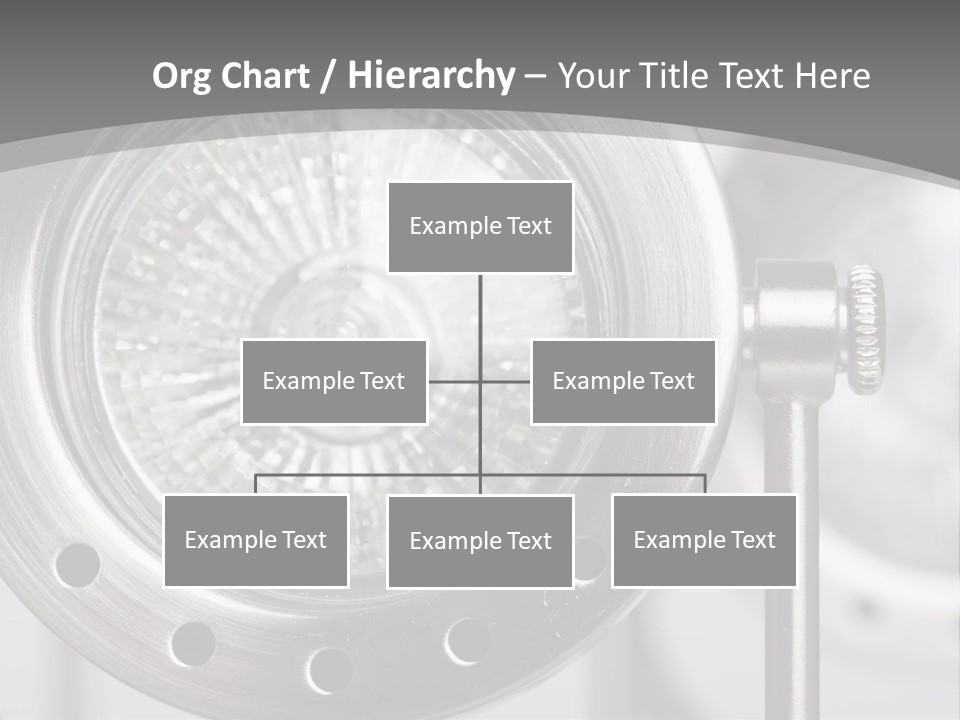 A Close Up Of A Metal Object With A White Background PowerPoint Template