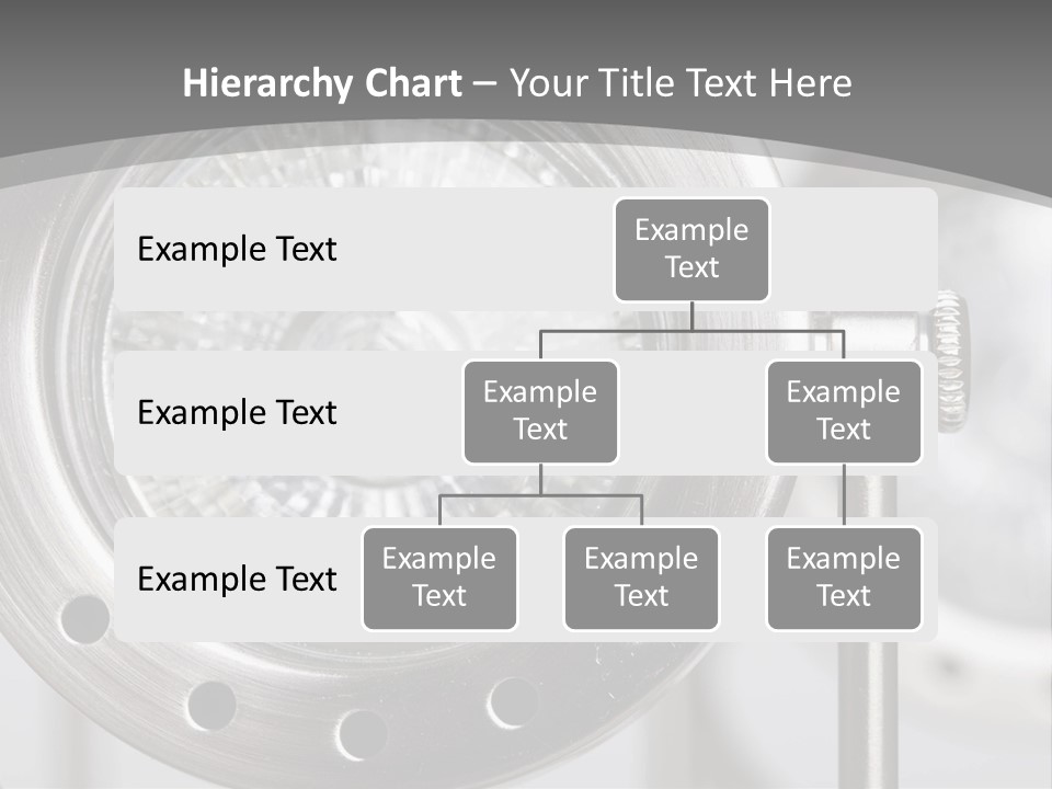 A Close Up Of A Metal Object With A White Background PowerPoint Template