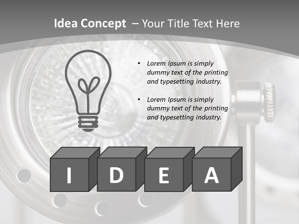 A Close Up Of A Metal Object With A White Background PowerPoint Template