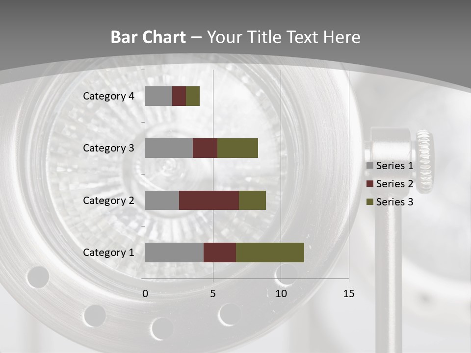 A Close Up Of A Metal Object With A White Background PowerPoint Template