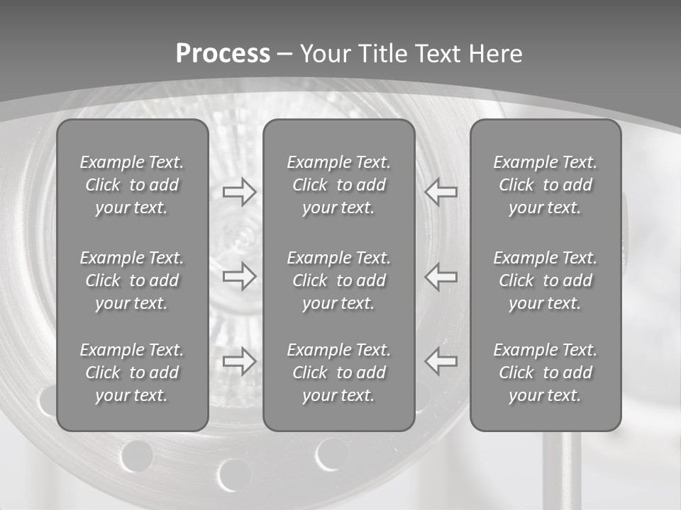 A Close Up Of A Metal Object With A White Background PowerPoint Template