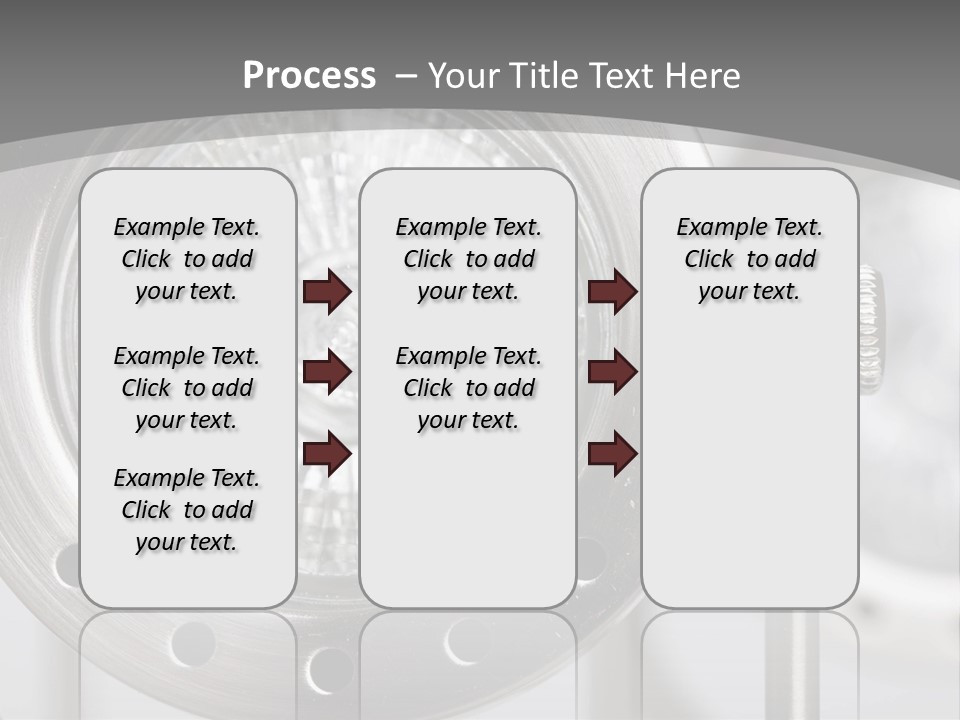 A Close Up Of A Metal Object With A White Background PowerPoint Template
