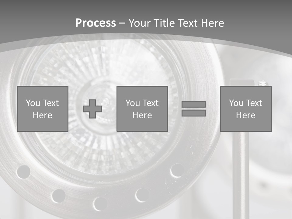 A Close Up Of A Metal Object With A White Background PowerPoint Template