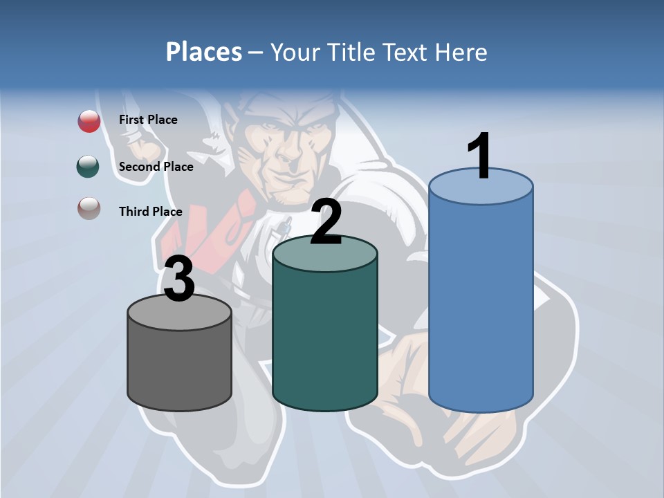 Suit Boss Defender PowerPoint Template