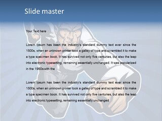 Suit Boss Defender PowerPoint Template