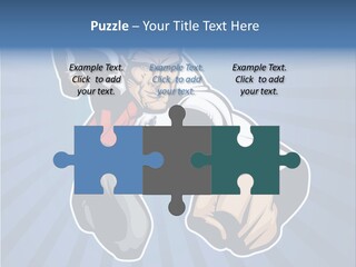 Suit Boss Defender PowerPoint Template