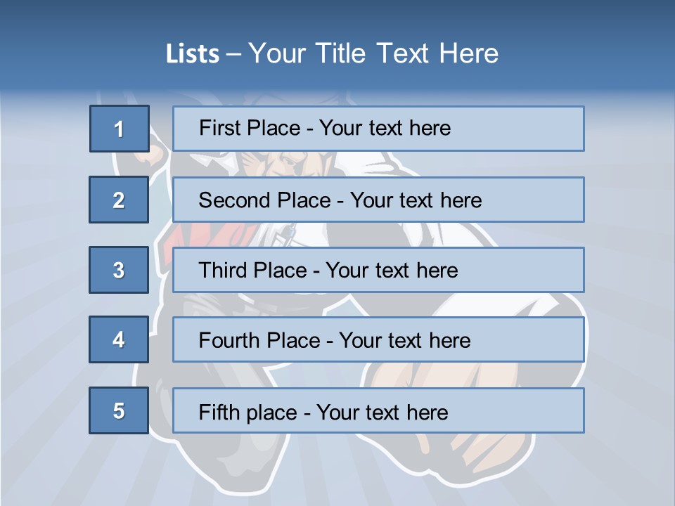 Suit Boss Defender PowerPoint Template