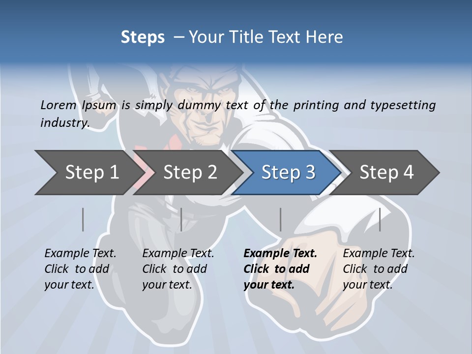 Suit Boss Defender PowerPoint Template