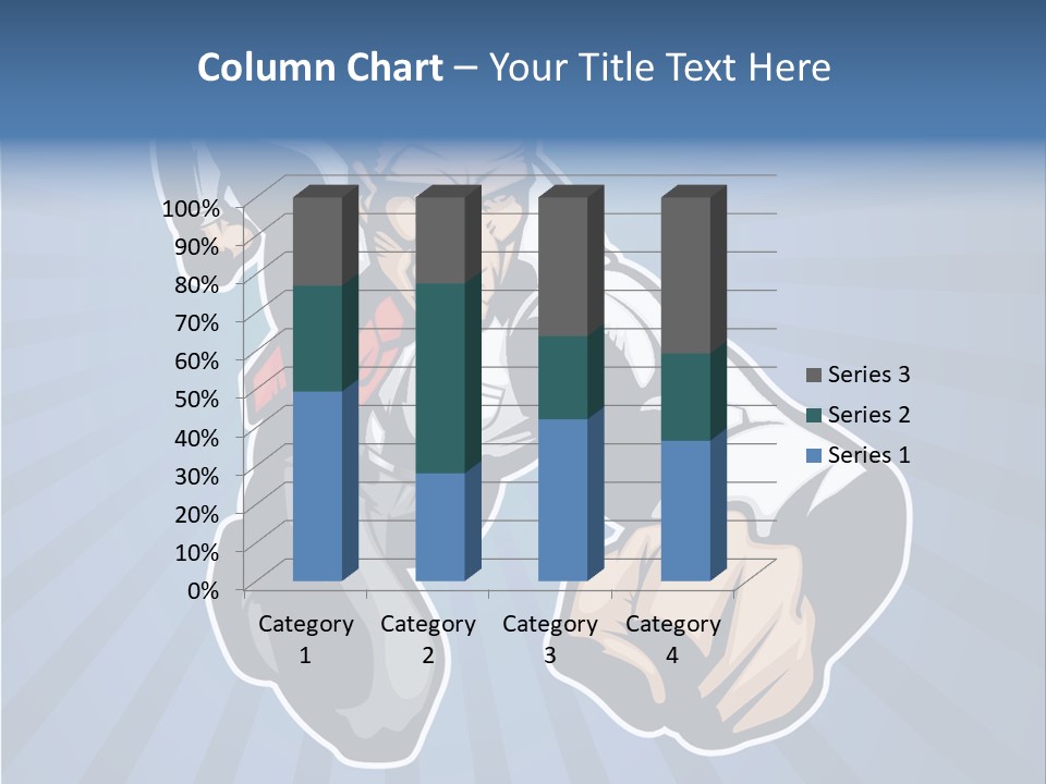 Suit Boss Defender PowerPoint Template