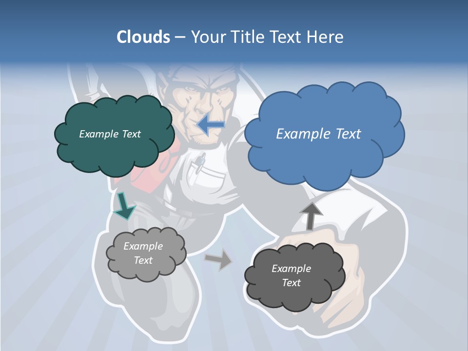 Suit Boss Defender PowerPoint Template