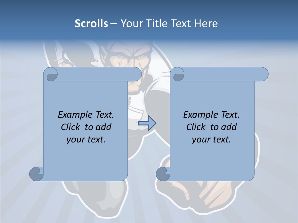 Suit Boss Defender PowerPoint Template