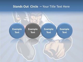 Suit Boss Defender PowerPoint Template