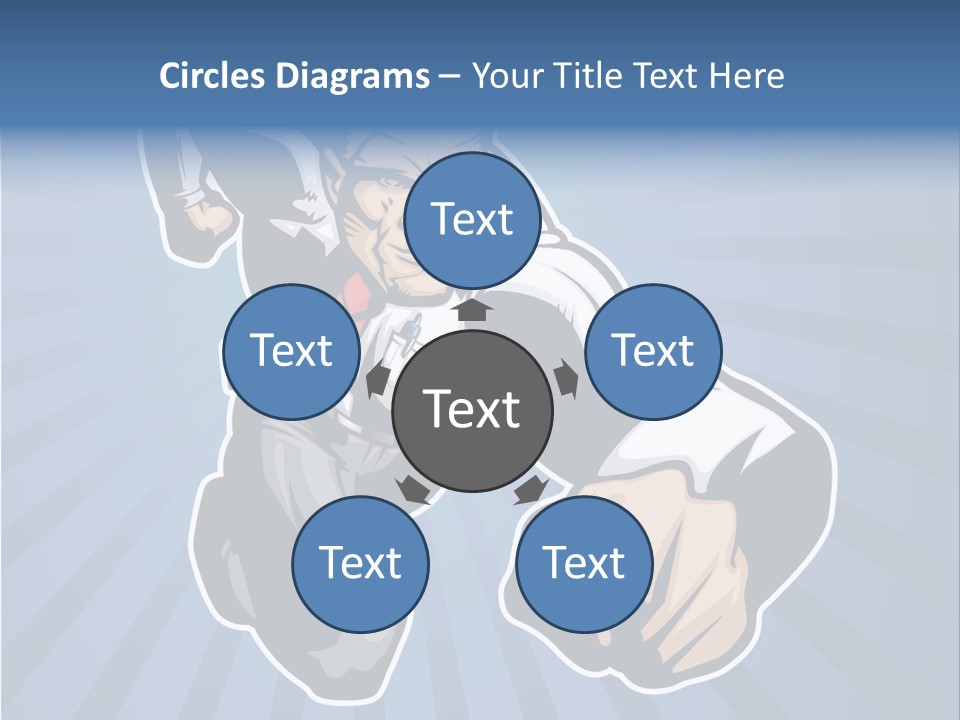 Suit Boss Defender PowerPoint Template