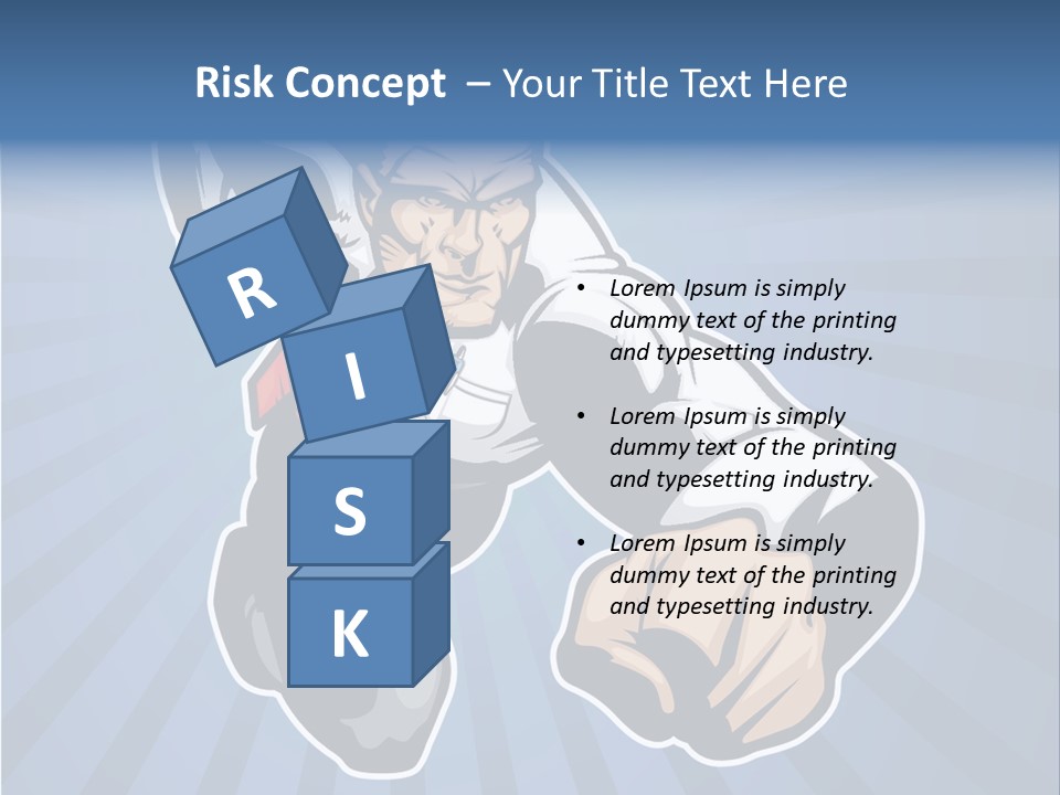 Suit Boss Defender PowerPoint Template