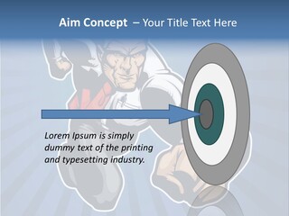 Suit Boss Defender PowerPoint Template