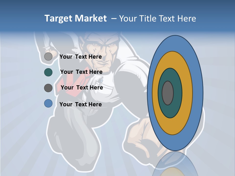 Suit Boss Defender PowerPoint Template