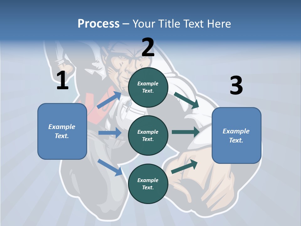 Suit Boss Defender PowerPoint Template