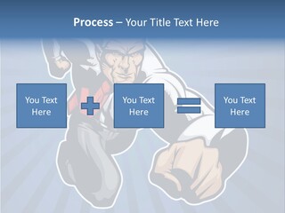 Suit Boss Defender PowerPoint Template