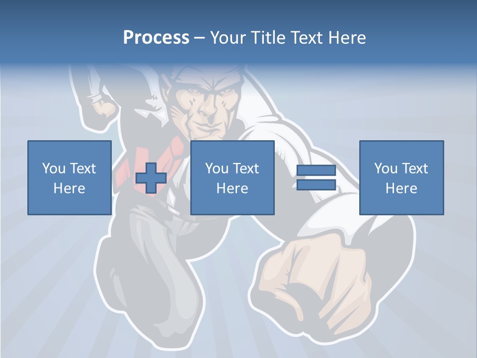 Suit Boss Defender PowerPoint Template