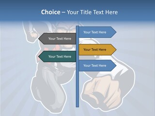 Suit Boss Defender PowerPoint Template