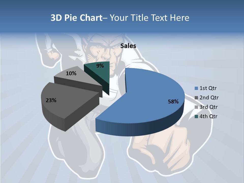 Suit Boss Defender PowerPoint Template