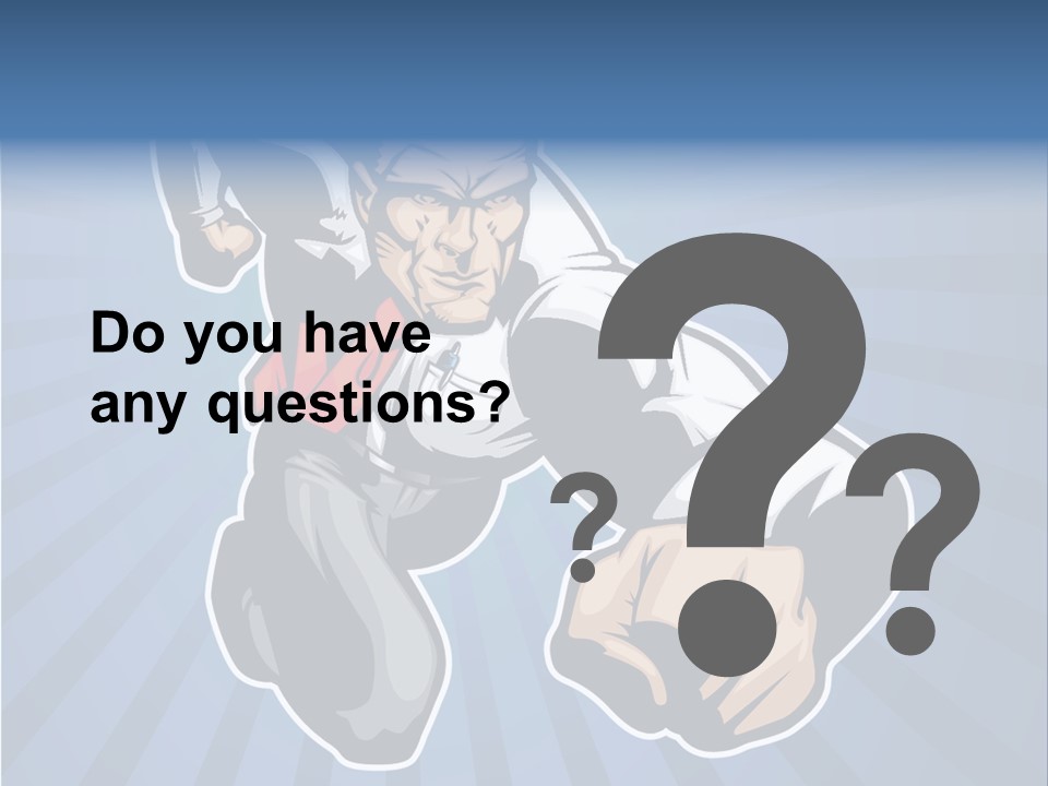 Suit Boss Defender PowerPoint Template