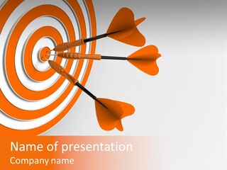 Target Strategy Business PowerPoint Template