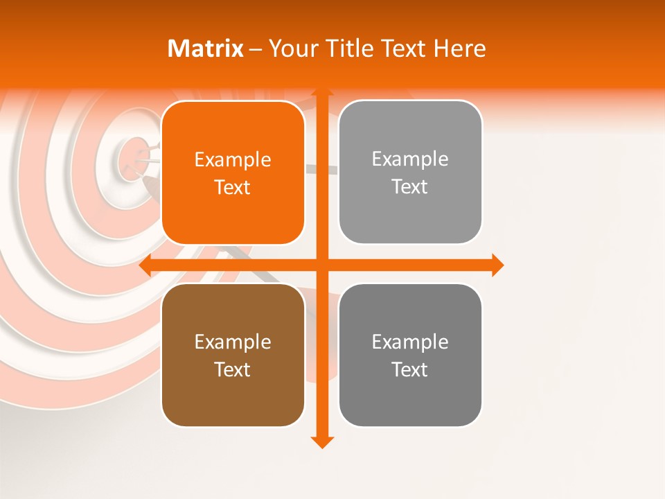 Target Strategy Business PowerPoint Template