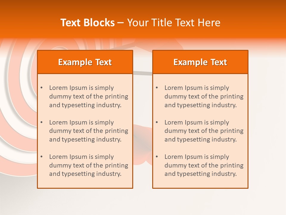 Target Strategy Business PowerPoint Template