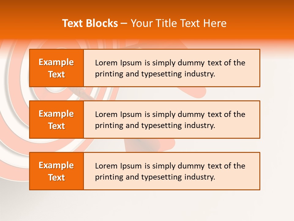 Target Strategy Business PowerPoint Template