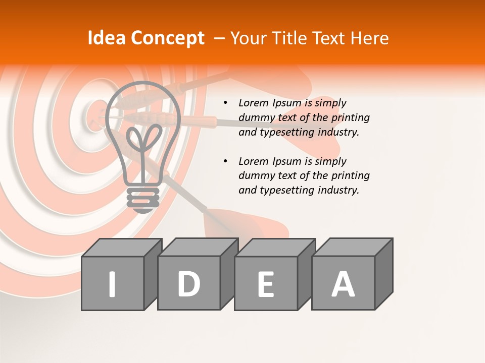 Target Strategy Business PowerPoint Template