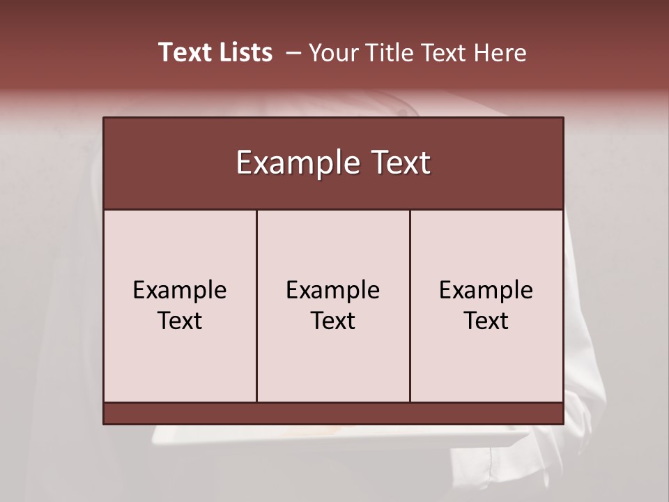 A Man Holding A Plate Of Food With A Name On It PowerPoint Template