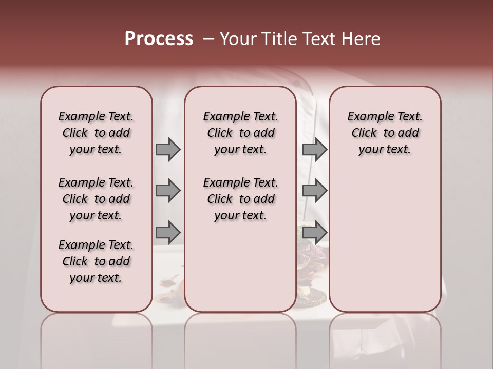 A Man Holding A Plate Of Food With A Name On It PowerPoint Template