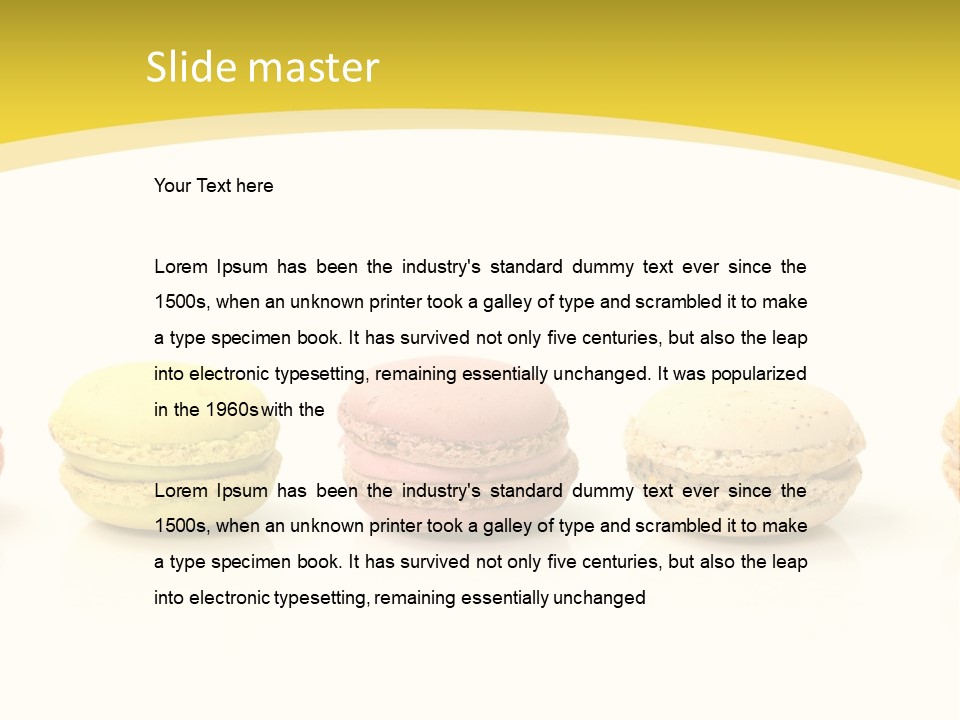Lemon Snack Coffee PowerPoint Template