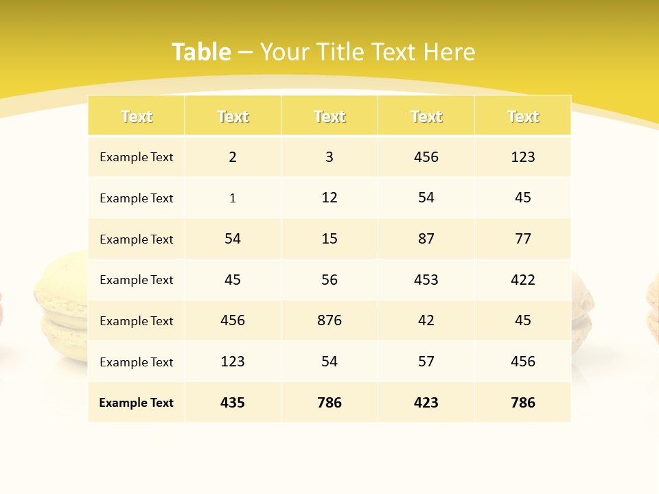 Lemon Snack Coffee PowerPoint Template
