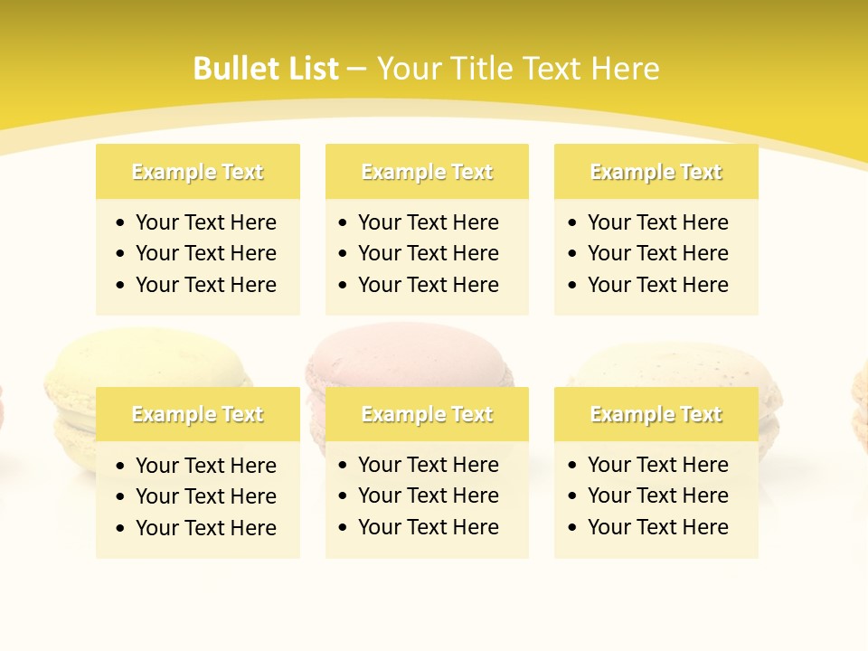 Lemon Snack Coffee PowerPoint Template