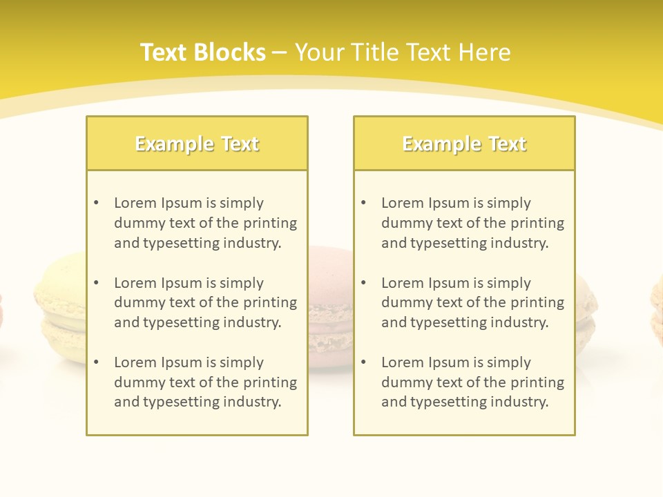 Lemon Snack Coffee PowerPoint Template