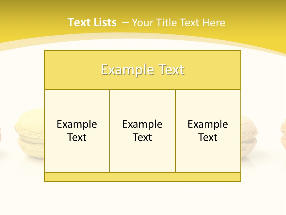 Lemon Snack Coffee PowerPoint Template