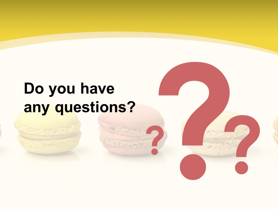 Lemon Snack Coffee PowerPoint Template