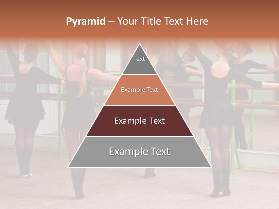 A Group Of Women In A Ballet Class Powerpoint Presentation PowerPoint Template