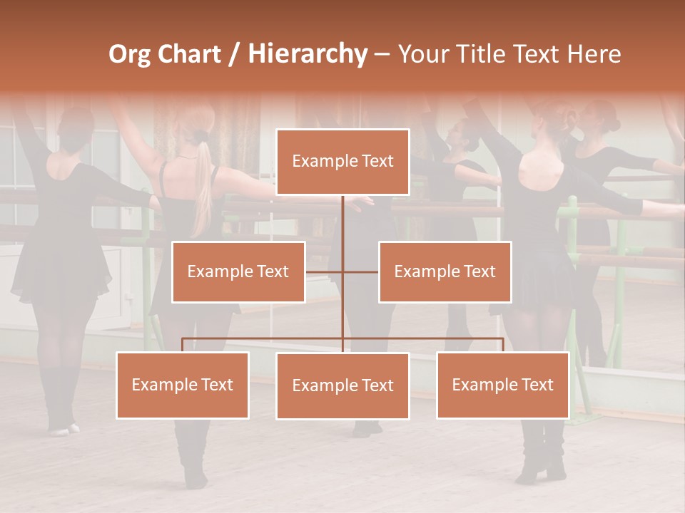 A Group Of Women In A Ballet Class Powerpoint Presentation PowerPoint Template