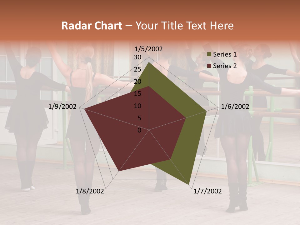 A Group Of Women In A Ballet Class Powerpoint Presentation PowerPoint Template