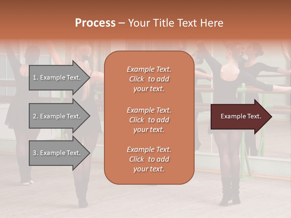 A Group Of Women In A Ballet Class Powerpoint Presentation PowerPoint Template