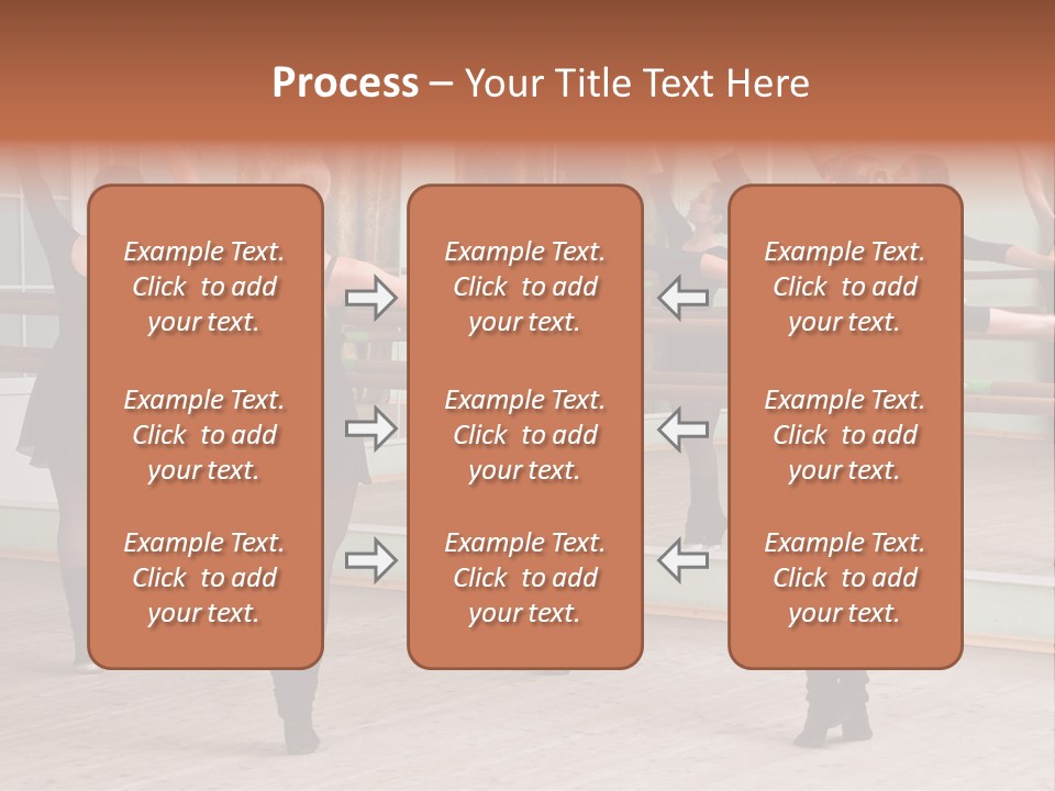 A Group Of Women In A Ballet Class Powerpoint Presentation PowerPoint Template