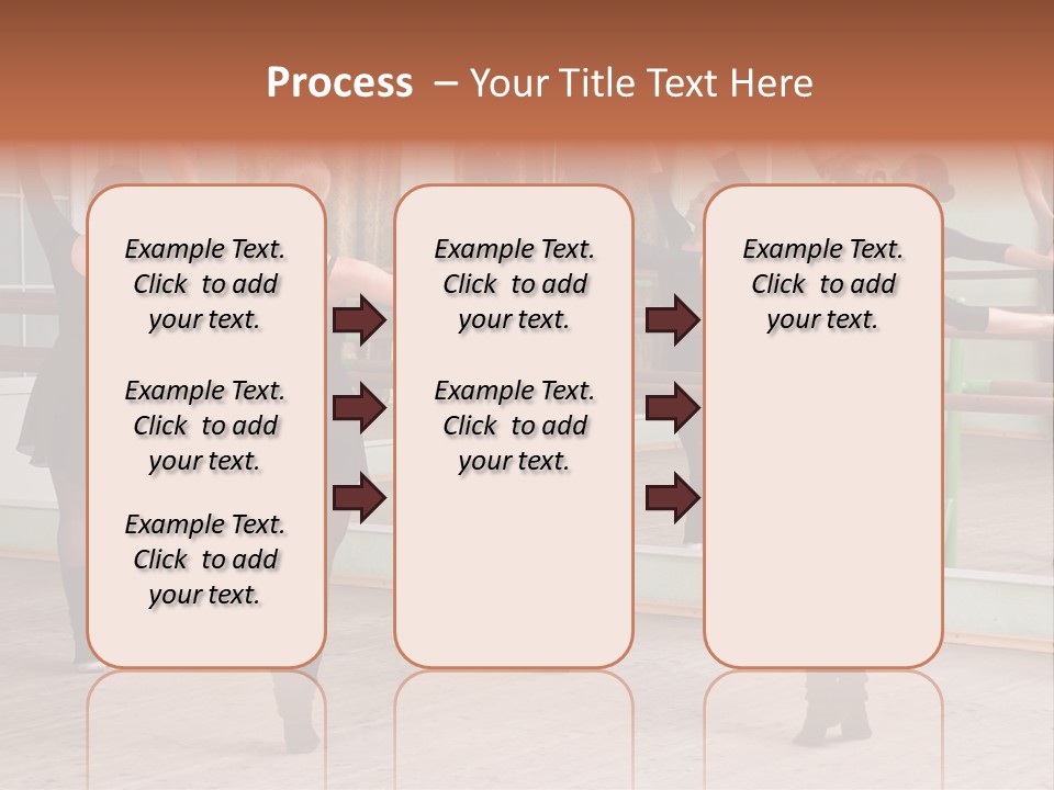 A Group Of Women In A Ballet Class Powerpoint Presentation PowerPoint Template