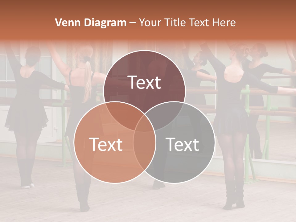 A Group Of Women In A Ballet Class Powerpoint Presentation PowerPoint Template