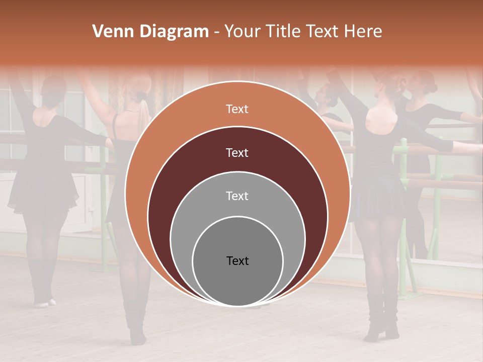 A Group Of Women In A Ballet Class Powerpoint Presentation PowerPoint Template
